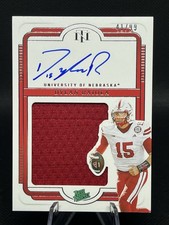 2025 National Treasures Collegiate #134 Silhouettes Signatures Dylan Raiola /99