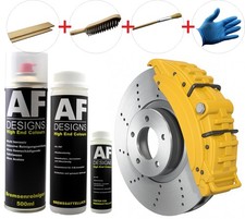 2K Bremssattellack Set RAL1003 SIGNALGELB Spraydose hitzebeständig 300° Bremssat