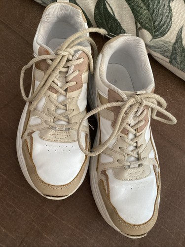 Sneaker Von Graceland Gr. 38 Mädchen Damen Beige Weiß - Bild 2 von 6