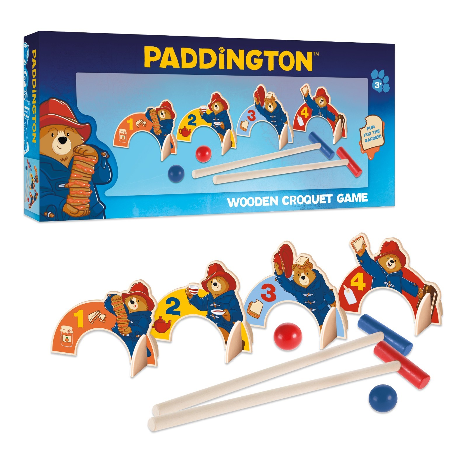 Paddington Wooden Croquet Set Children’s Outdoor Game Family Gift