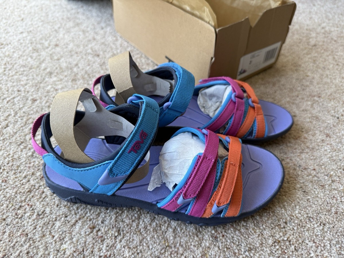 Teva Children's Kid's Tirra Sandals Blue Rose Multi Size uk