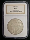 1902-P $1 Morgan Silver Dollar NGC MS-62