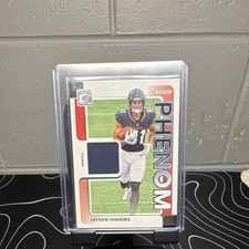 Panini Donruss 2025 Rookie Phenom Jerseys Jayden Higgins Texans RC MEM #RPJ-JHS