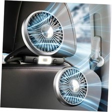 360 Hose Cooling Fan for Car Backseat Kids Baby Rear Facing, Portable USB Car