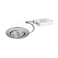 Led Einbaustrahler-Set BB13 Dim2Warm Inkl. Konverter, IP20, Rund, 230V, 6W 1800-