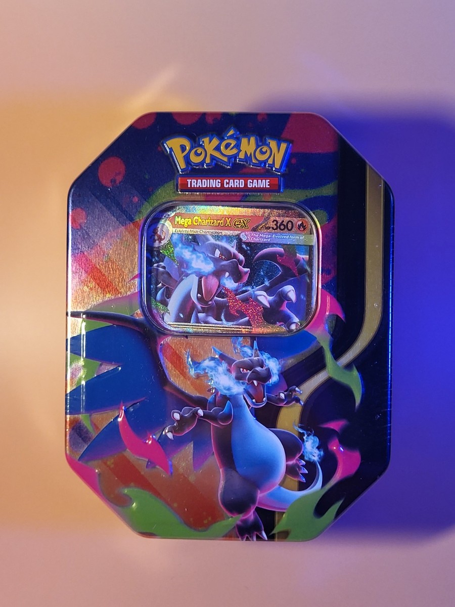 Pokemon Mega Charizard X ex Tin | Sealed New | BuyAny2ShipFree | eBay