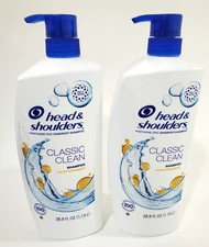 2 Pack - Head & Shoulders Anti-Dandruff Classic Clean Shampoo, 38.8 fl. oz.