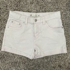Girls Levi  s Light Pink Girlfriend Size 14 Soft Jean Style Shorts
