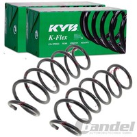 2X KYB K-FLEX Fahrwerksfedern Vorne Passend FÜR Peugeot 207 Links+Rechts