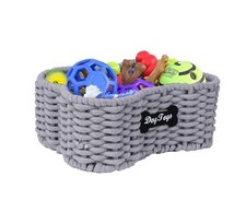 Dog Toy Basket, Large Woven Storage Bin, Pet Toy Basketfor Living Room,Toy