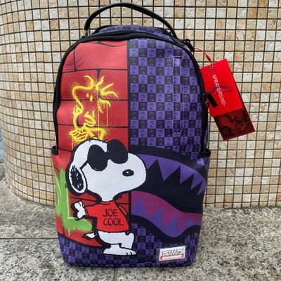 Sprayground Peanuts Joe Cool Limited Edition Reveal Checker Rucksack US Spec