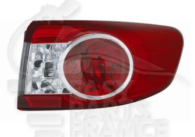 Feu arrière droit extérieur Toyota Corolla pièce rechange phare 2011 2012