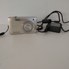 Nikon COOLPIX S3100 14.0MP 5X Optical Zoom Digital Camera Silver Lens Error