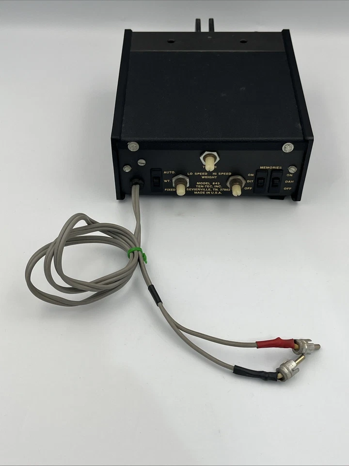 TEN-TEC Model 645 Keyer “Ultramatic” Ham Radio Untested - Image 4 of 4