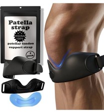 Patellar Tendon Support Strap 2 Pack,Knee Strap for Knee Pain Relief,Patella Ban