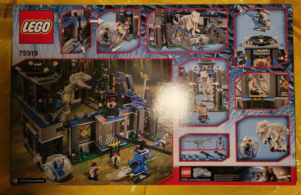 Versiegelt LEGO 75919 Jurassic World: Indominus Rex Ausbruch! - Bild 2 von 3