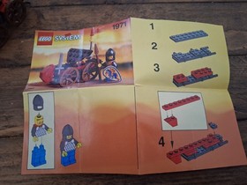 LEGO 1971-1 Black Knight&rsquo;s Battering Ram &ndash; Complete w/ Instructions &ndash; Castle