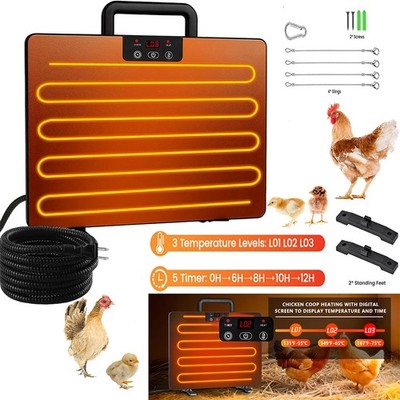 Smart Chicken Coop Heater 200 Watts Chick Heater Chicken Coop Heater for Winter