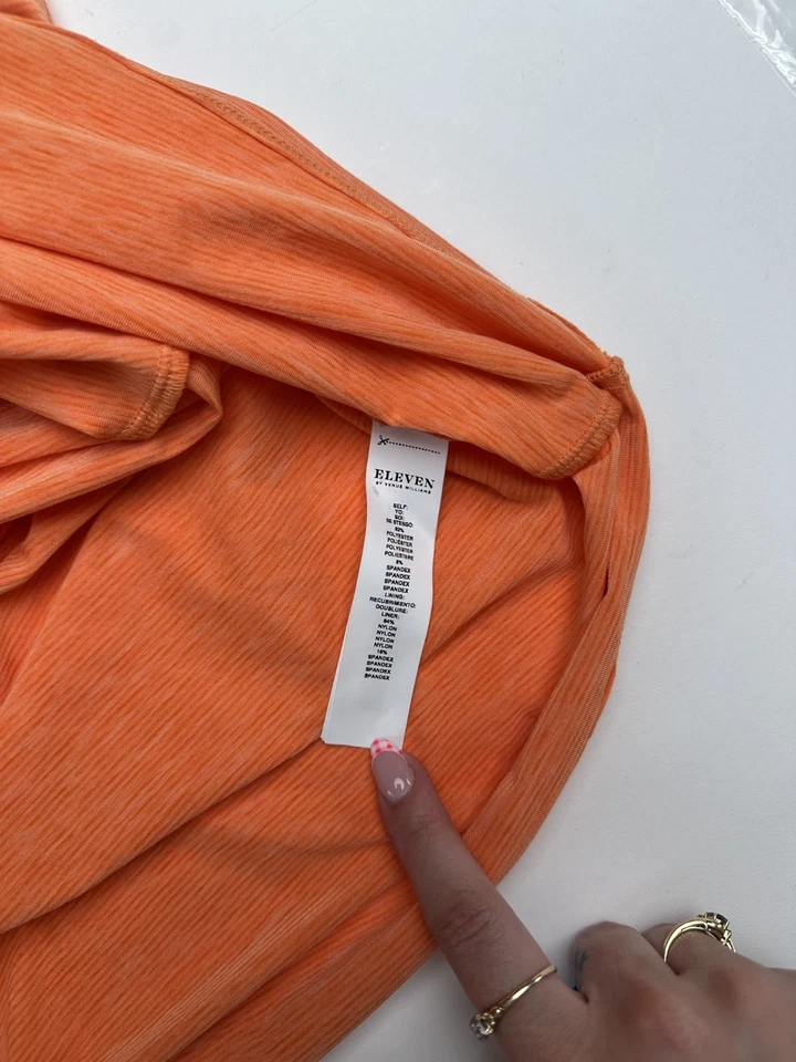 Vestido de tenis Eleven by Venus Williams Love Bus para mujer nectarina cuello en V XXL NUEVO CON ETIQUETAS Foto 4 de 4