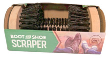 Boot and Shoe Scrapper Cleaner Mud Dirt Debris Removal Brush NEW