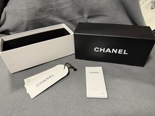  2 CHANEL LUXOTTICA SRL SUNGLASSES EMPTY BOX W/ PAPERWORK