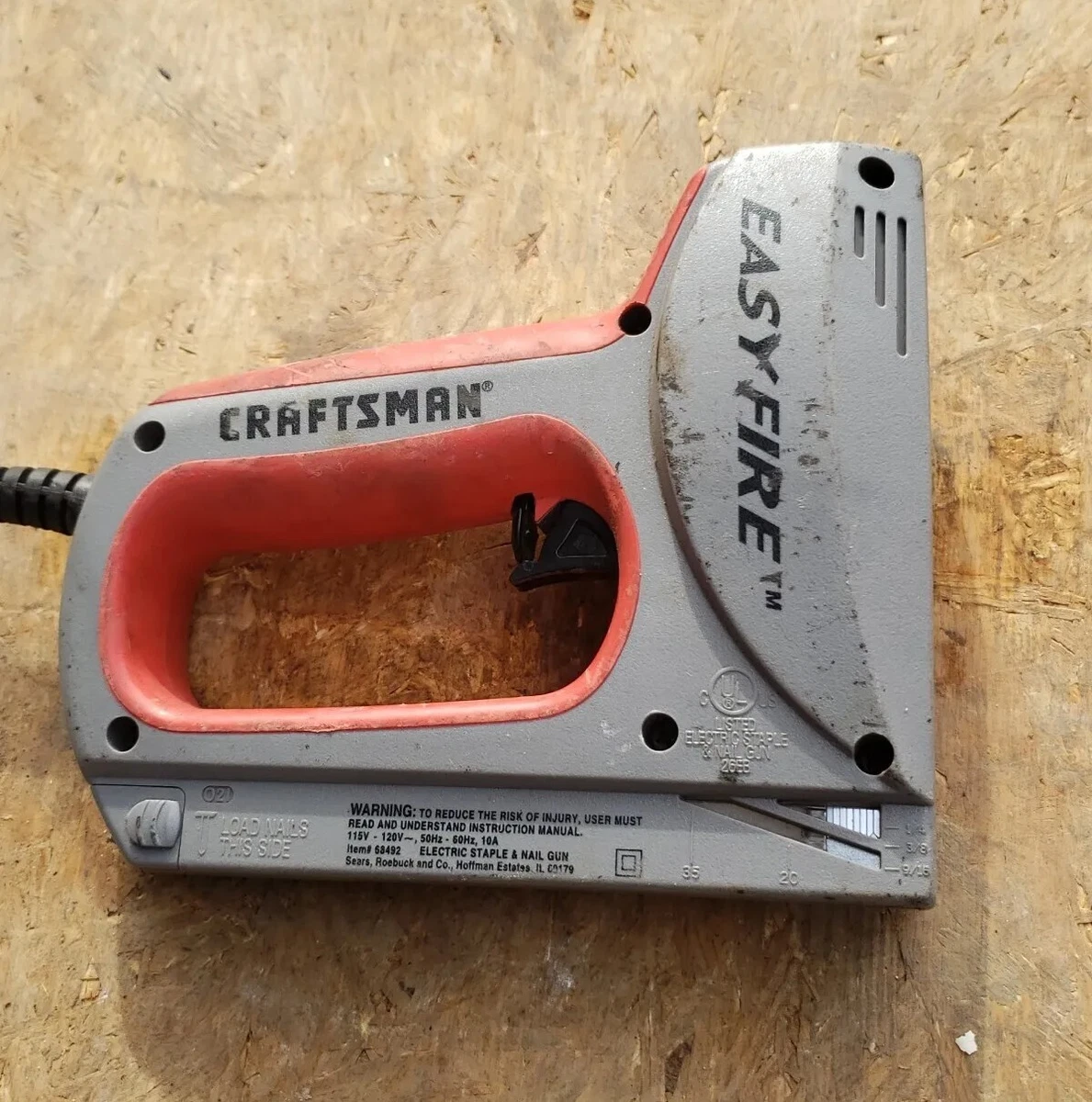 Craftsman Electric Staple/Nail Gun, EasyFire - POWERSHOT TOOL