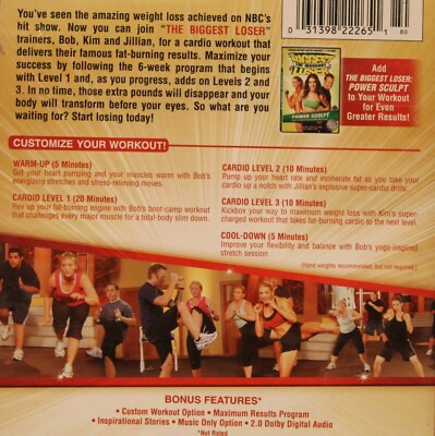 7 Bob Harper The Biggest Loser workout DVD lot boot camp cardio 
