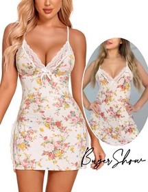 Women Sexy Lingerie Lace Cotton/Silk Dress Underwear Babydoll Nightwear Pajamas