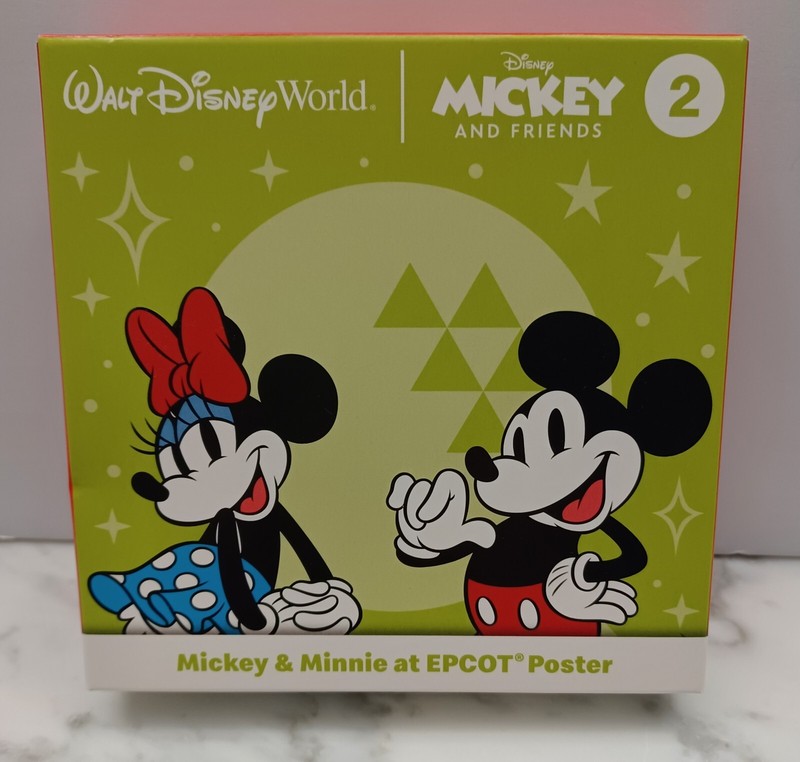 NEW 2022 McDonald's Happy Meal Disney Mickey & Minnie At Epcot Poster #2 