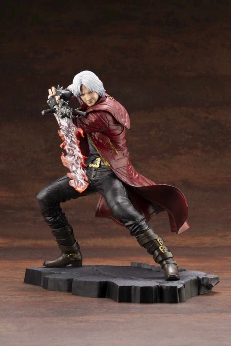 24,5 cm Altura ARTFX J Devil May Cry Game Figura Dante Nero Combat