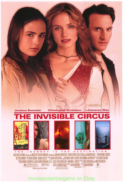 INVISIBLE CIRCUS MOVIE POSTER Original 27x40 JORDANA ...