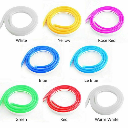 DC 12V SMD2835 Flexible LED Strip Waterproof Neon Lights Silicone Tube 1M-10M - Picture 4 of 19