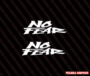 no fear logo text car truck window wall laptop gift vinyl decal sticker x2 ebay ebay