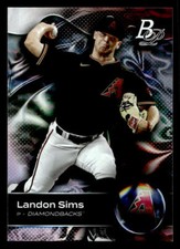 2023 Bowman Platinum #TOP-94 Landon Sims Top Prospects Ice Foil