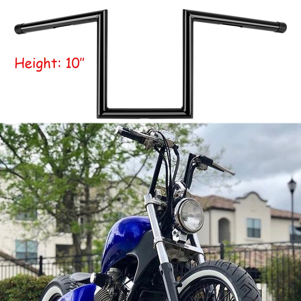 Manillar de elevación de 10" para Honda Shadow Spirit 750 1100 Foto 2 de 4