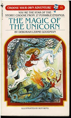 Choose your own Adventure 51 - The Magic of the Unicorn - UK Edition - B+/B+/B+