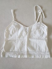 deseo Bluse Top Hängerchen 100% Baumwolle M neuwertig