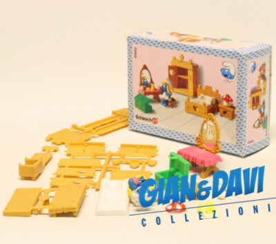 Smurfs Puffi Schtroumpf Schleich Camera di Puffetta Box