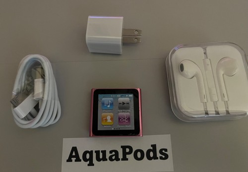 MINT CONDITION -Apple iPod nano 6th Generation Pink (8GB) -NEW BATTERY INSTALLED