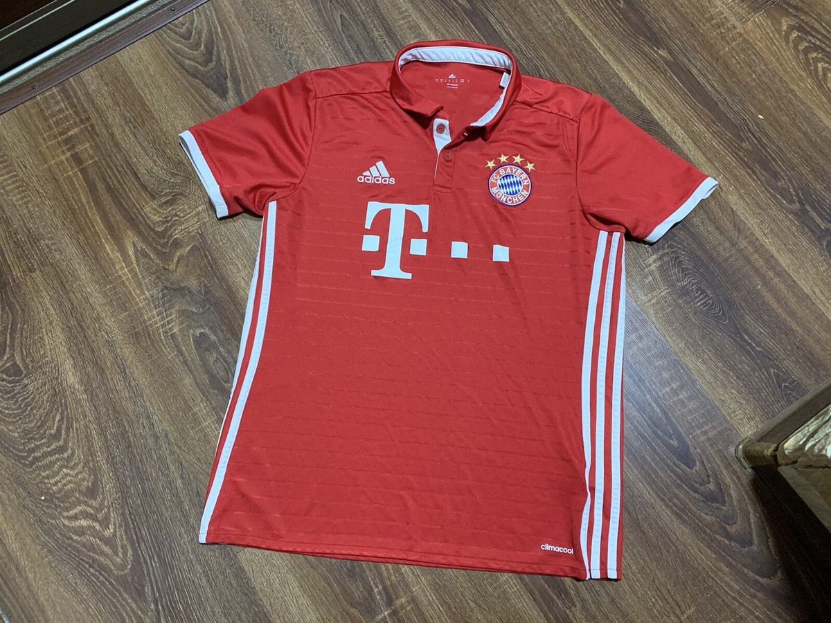 Adidas Bayern Munich 16/17 Home Soccer Jersey Football Shirt Size