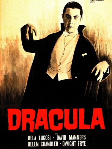 Dracula mit Bela Lugosi, Vampir Postkarte