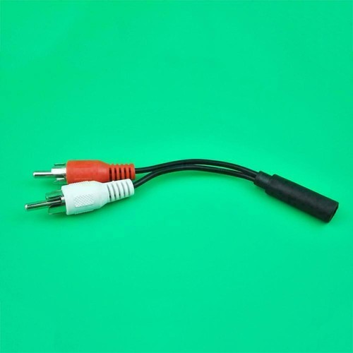 New 3.5mm Audio Jack Female To 2 x Phono RCA Male Stereo Le Connector Cable J5Q0 - Picture 10 of 11