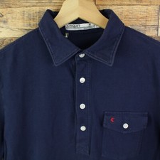 Criquet Polo Shirt Size M Mens Navy cotton short sleeve Pocket