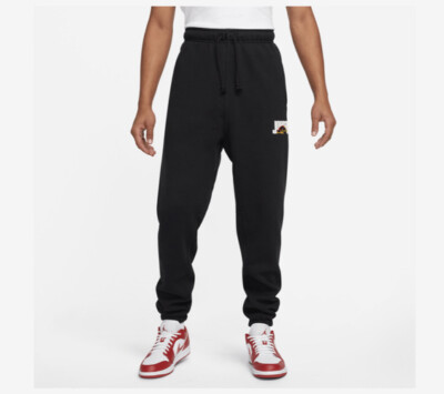 NWT Nike Air Jordan Sport DNA Fleece Jogger Pants Black (DC9635-010) Sz XL