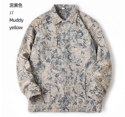Jeans uomo gioventù 2024 moda jacquard tessitura denim jeans cappotto corto - Foto 15 di 15