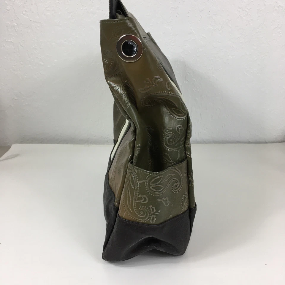 Bolso Miche Erin Estilo Cartera Concha Falda Cubierta Prima Talla Iridiscente Verde Cachemira Foto 2 de 4