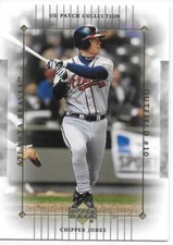 2003 Upper Deck Baseball Patch Collection Chipper Jones Braves