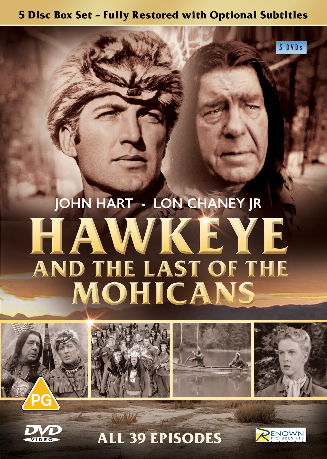 Hawkeye and the Last of the Mohicans: The Complete Series (DVD) Powys Thomas
