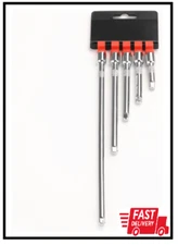 FLZOSPER 5-Pieces Socket Extension Set,1/4" Drive Socket Quarter Inch Extension 