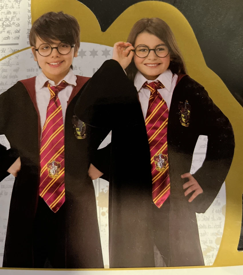 Disfraz de Harry Potter Niños Halloween Juegos con disfraces Gryffindor Bata Corbata Gafas Calcetines Foto 2 de 4